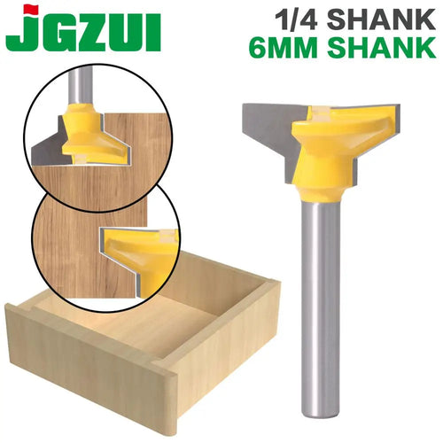 Reversible drawer front router bit with 1/4in and 6mm shank - image 1 of 8