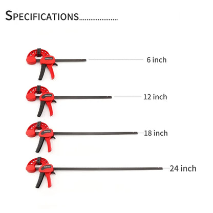 F-style bar clamp used as a spreader, reversible head