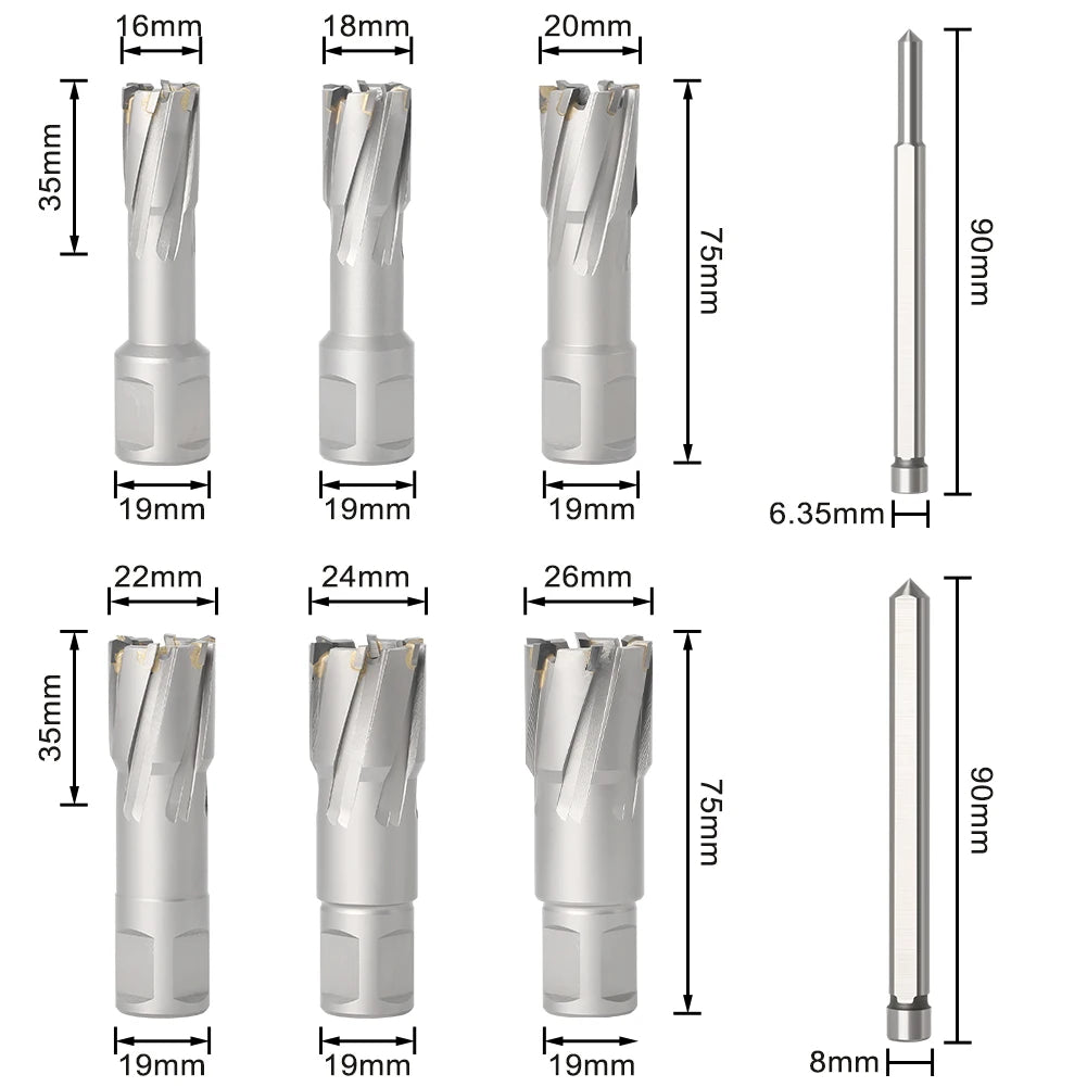 TCT annular cutter set - view 4