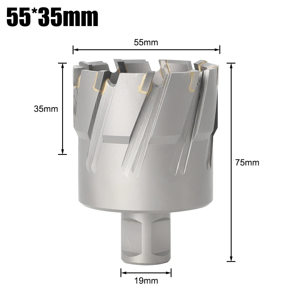 TCT Annular Cutter - 12-60mm, 3/4in Weldon Shank