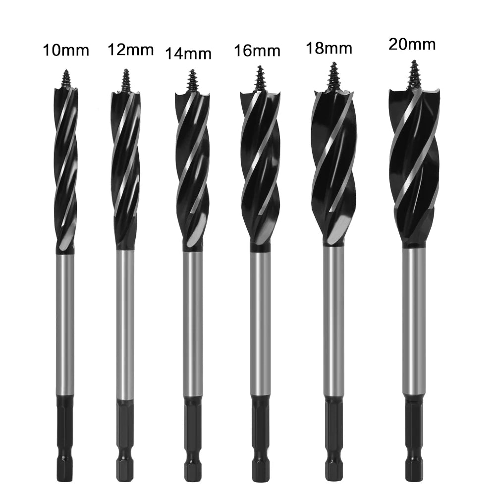 High carbon steel wood twist drill bit set - image 4 of 12
