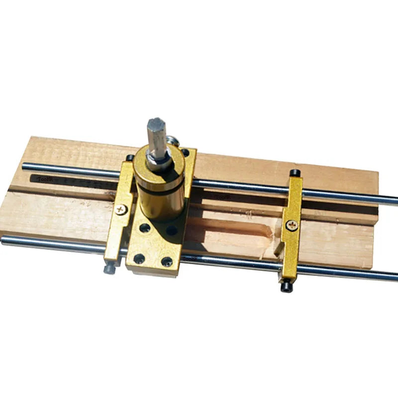 Door Lock Mortising Jig - 3-Cutter Kit, Aluminum