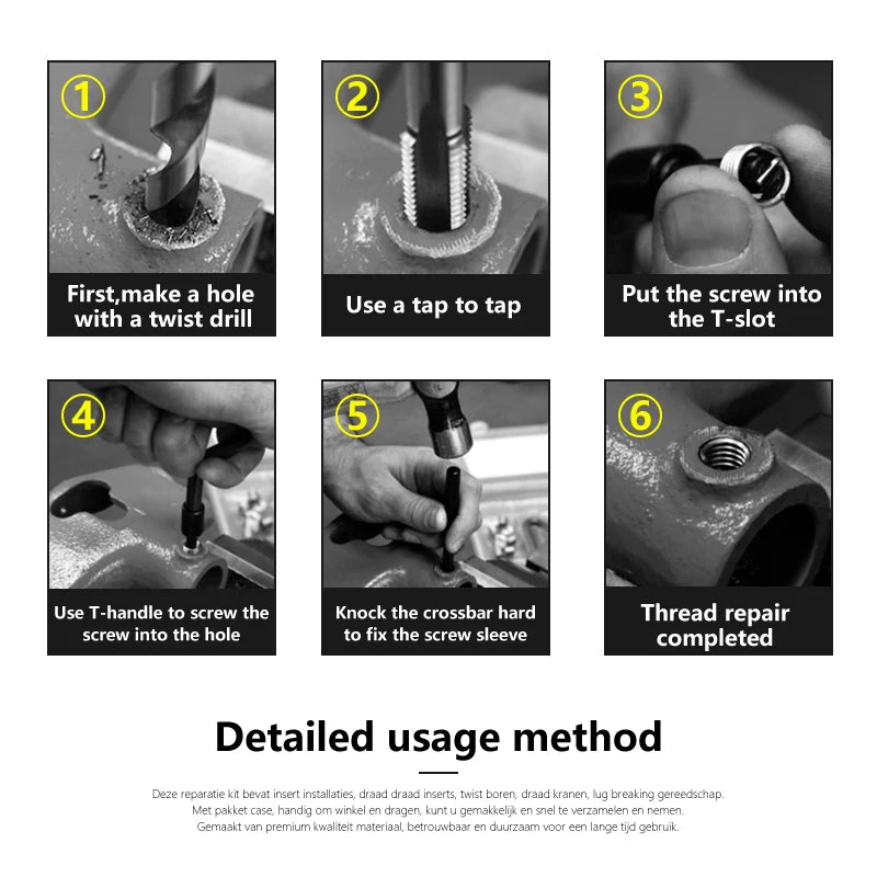Thread restoring repair kit - image 3 of 30