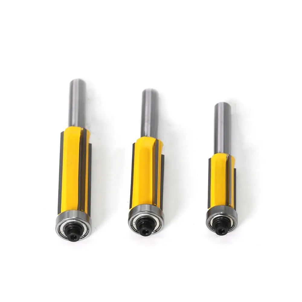 8mm shank flush trim router bit with top and bottom bearing - image 6 of 10