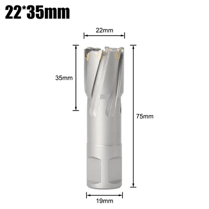 TCT Annular Cutter - 12-60mm, 3/4in Weldon Shank