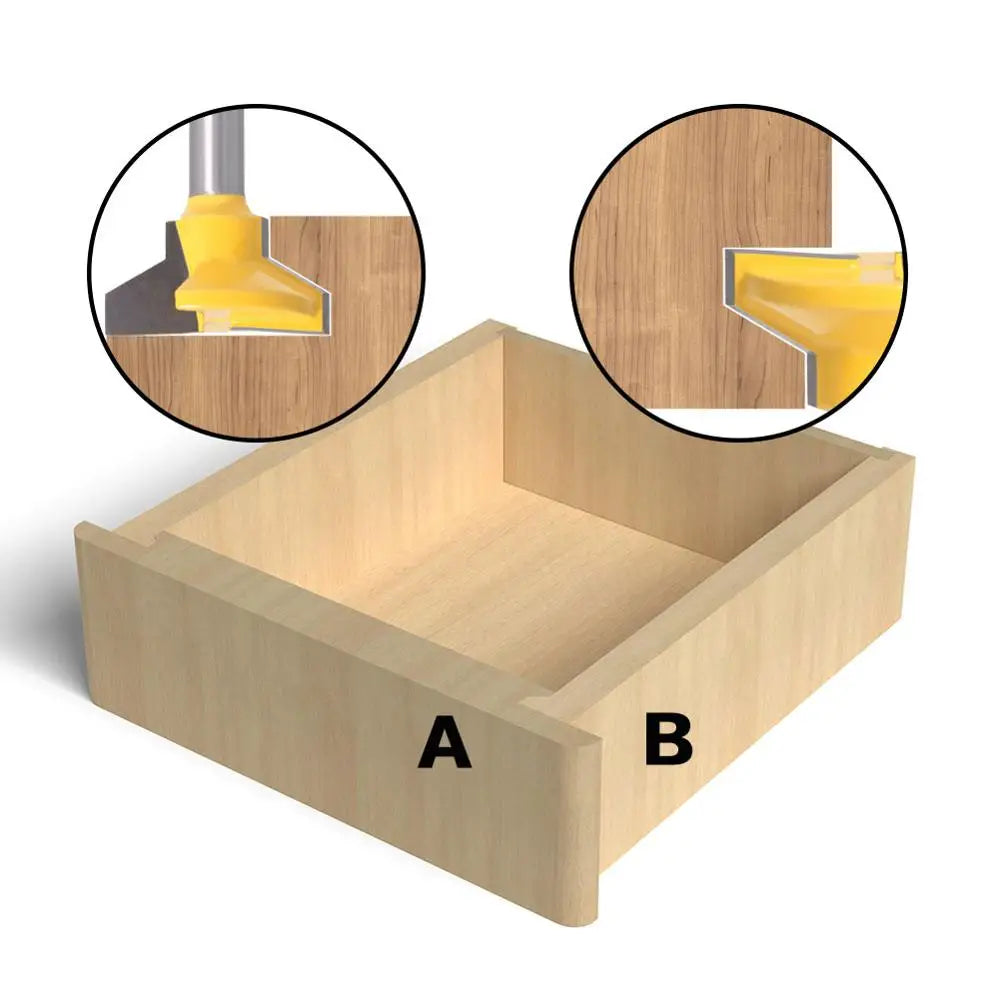 Reversible drawer front router bit with 1/4in and 6mm shank - image 6 of 8
