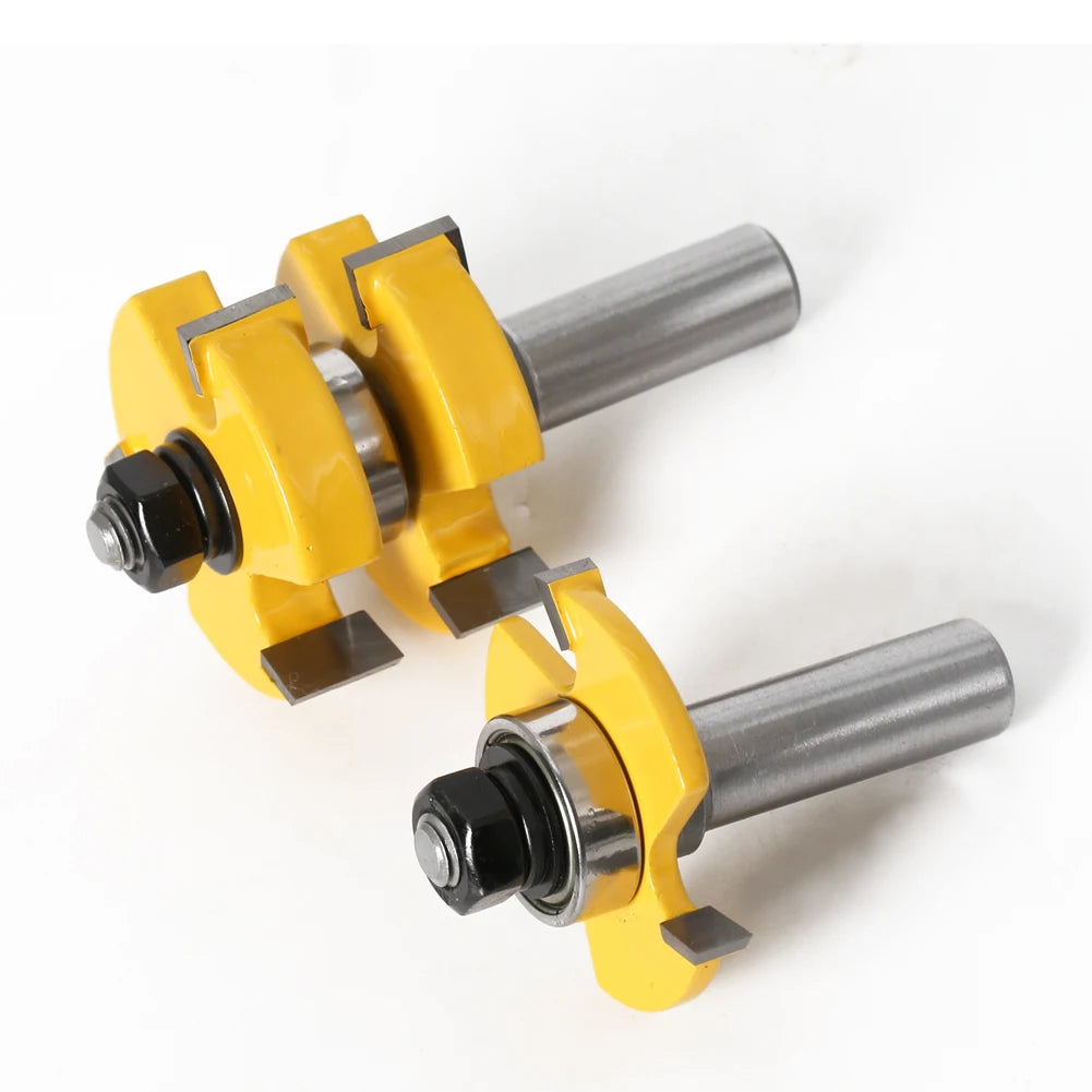 Large stock tongue and groove router bit set - image 4 of 9