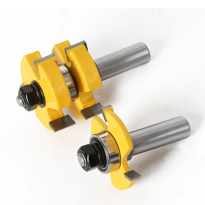 Large stock tongue and groove router bit set - image 4 of 9