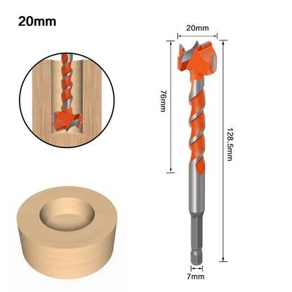 Round Shank Forstner Bit - 16-25mm Hinge Boring Drill Bit