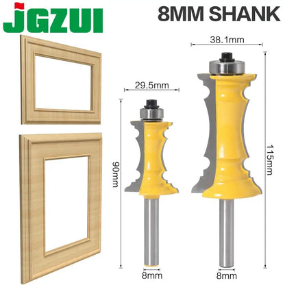 Mitered door frame router bit with 8mm shank - image 1 of 9