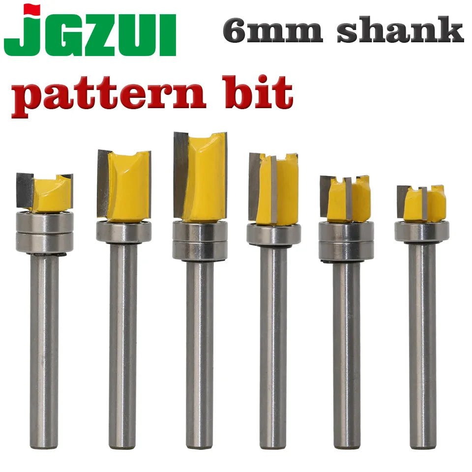 6mm shank hinge mortising template trim router bit - image 1 of 17