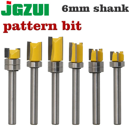 6mm shank hinge mortising template trim router bit - image 1 of 17