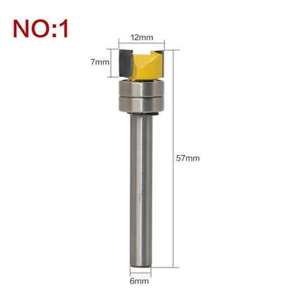 6mm shank hinge mortising template trim router bit - image 14 of 17