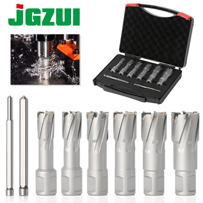 6-piece TCT annular cutter set, 16-26mm Weldon shank
