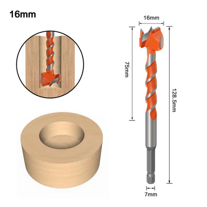 Round Shank Forstner Bit - 16-25mm Hinge Boring Drill Bit