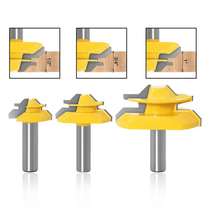 45 degree glue joint miter router bit - image 2 of 14