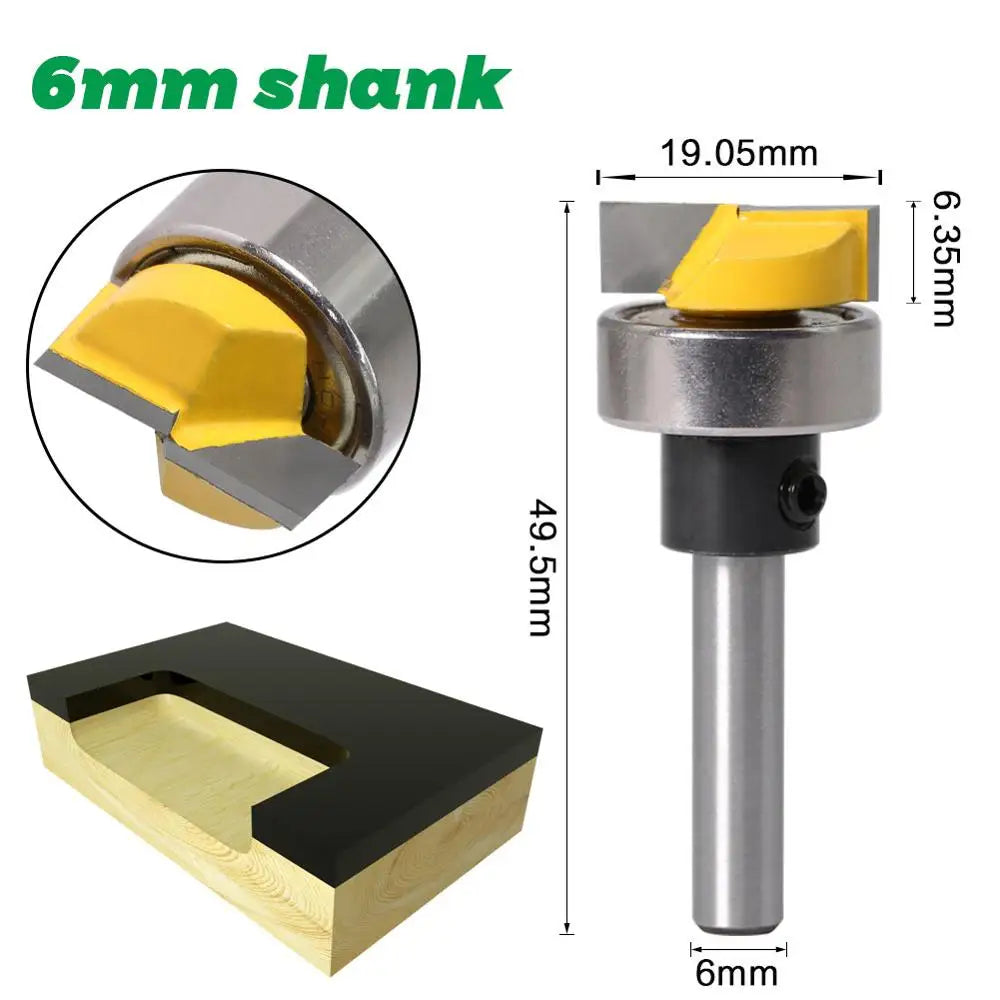 3/4in Bottom Cleaning Router Bit with 1/4in and 6mm shank - image 3 of 8