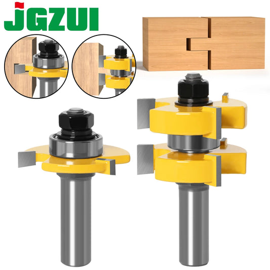Large stock tongue and groove router bit set - image 1 of 9
