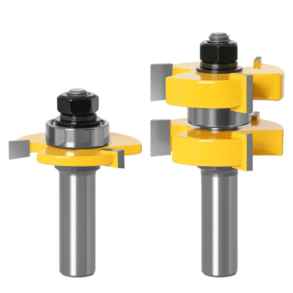 Large stock tongue and groove router bit set - image 2 of 9