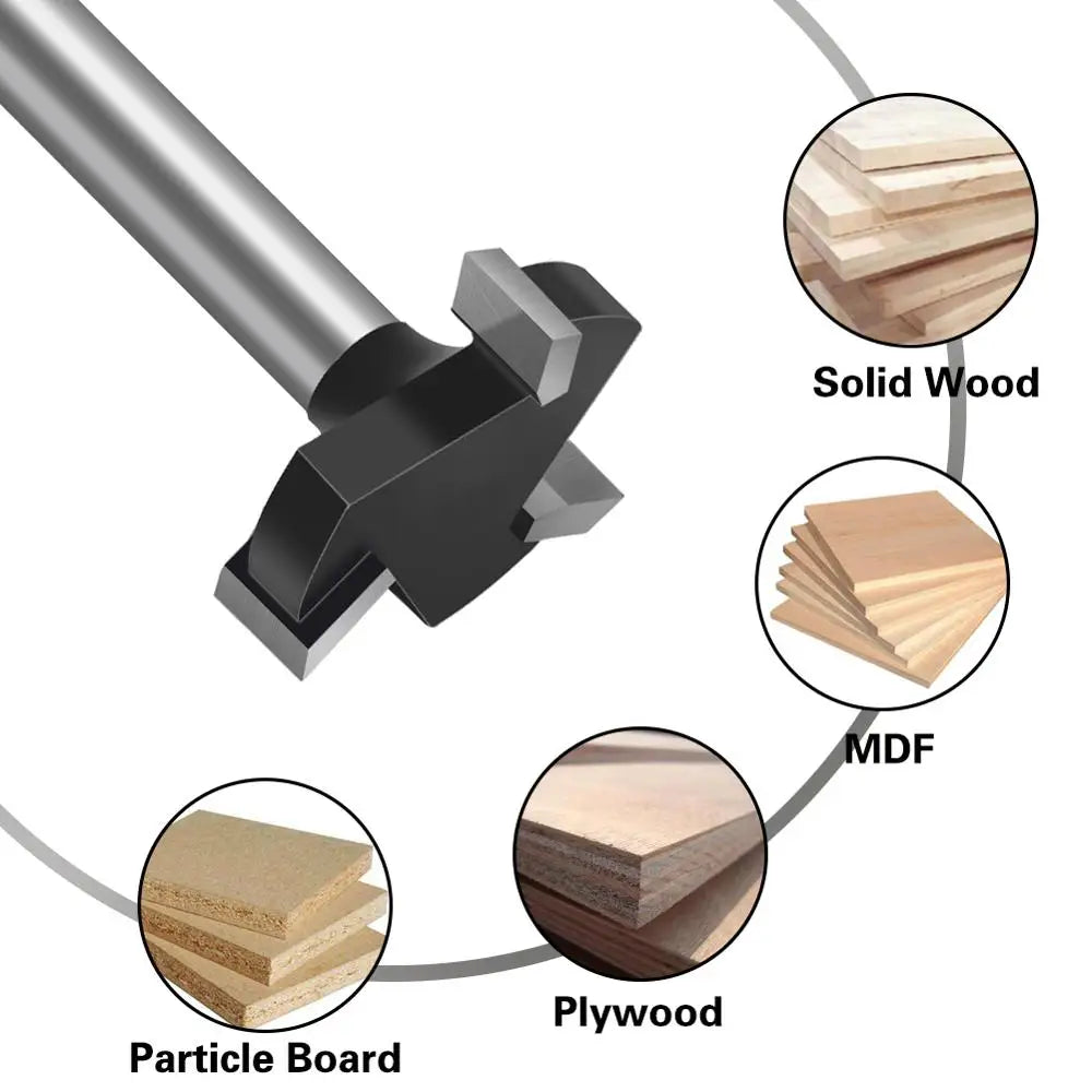 1in spoilboard surfacing router bit with 1/4in and 6mm shank - image 5 of 8