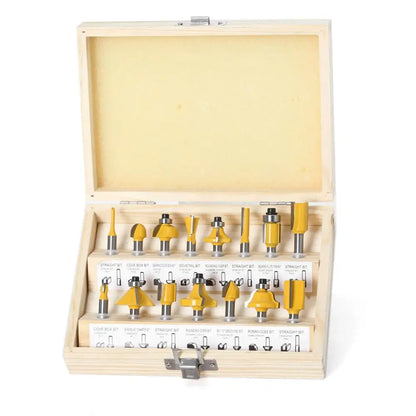 15-piece 1/4in shank router bit set - image 4 of 8