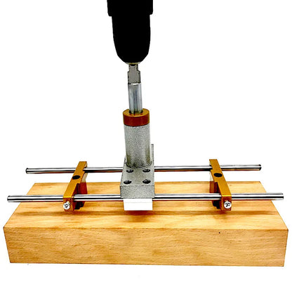 Door Lock Mortising Jig - 3-Cutter Kit, Aluminum