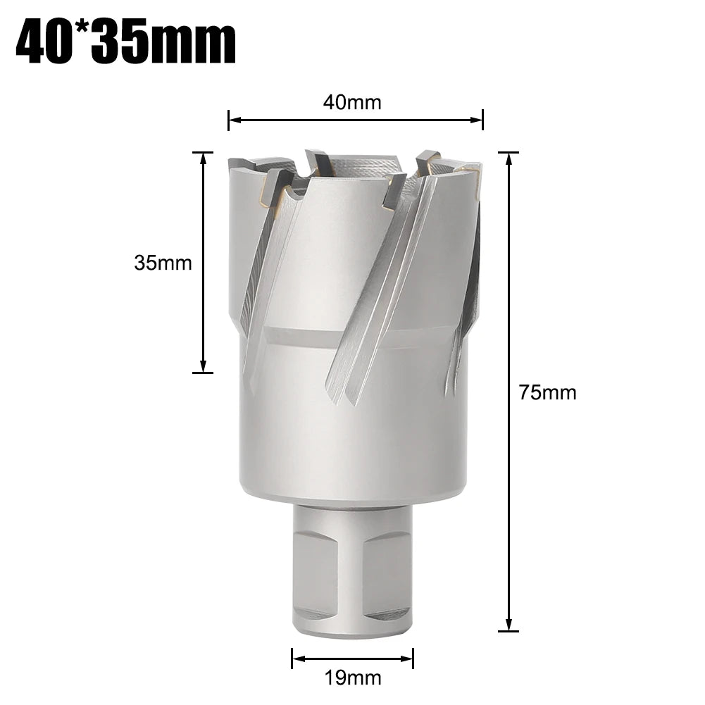 TCT Annular Cutter - 12-60mm, 3/4in Weldon Shank