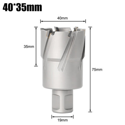 TCT Annular Cutter - 12-60mm, 3/4in Weldon Shank