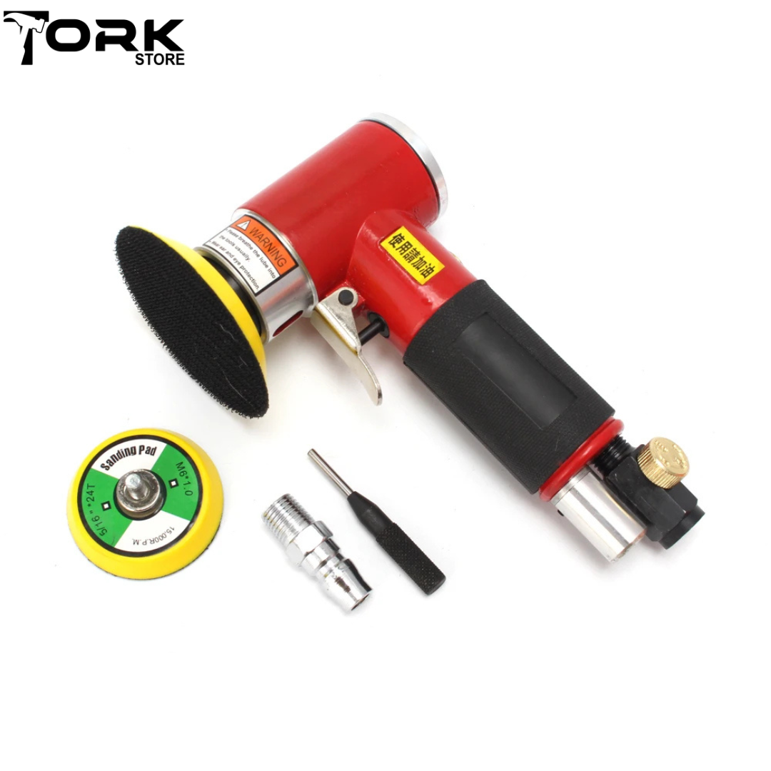 SIFANG Pneumatic Orbital Sander - Air-Powered, 13000 RPM