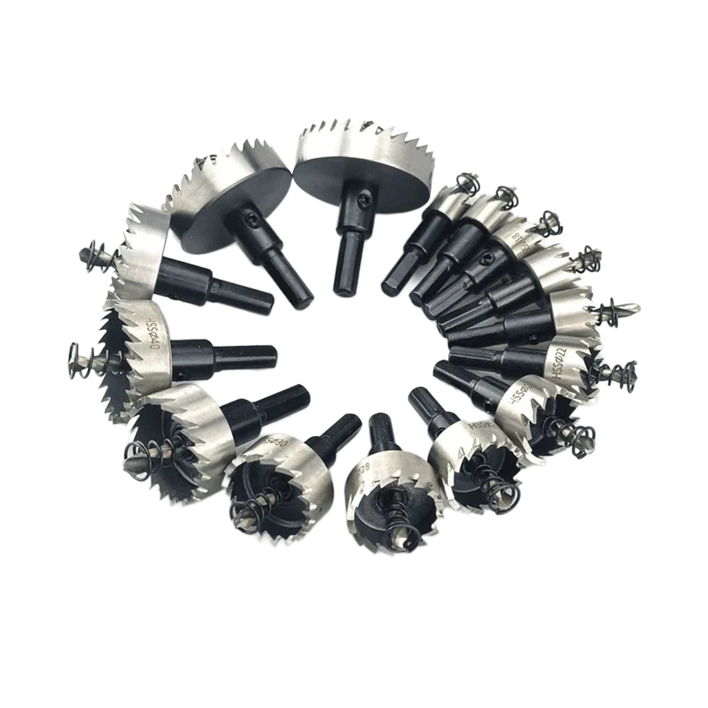 15-Piece Hole Saw Kit - 15-53mm, High-Speed Steel - view 8