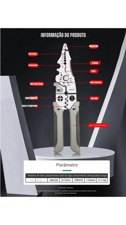 11-in-1 Electrician's Multi-Tool Pliers