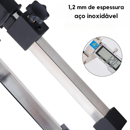 Telescopic Cabinet Support Jack, stainless steel 2-pack