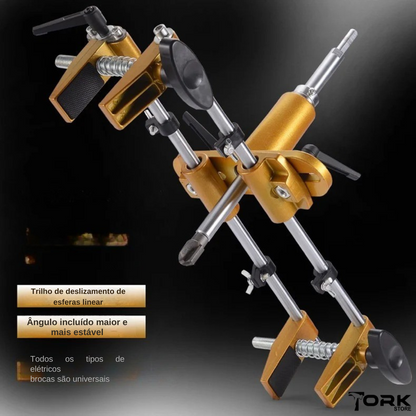 Door Lock Installation Jig - Aluminum, Fits 35-100mm Doors