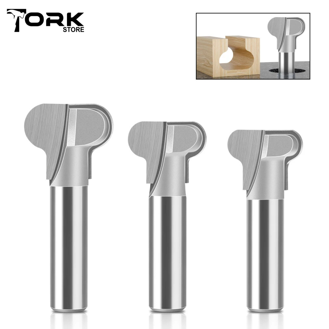 Pull Handle Router Bit for recessed cabinet and drawer pulls