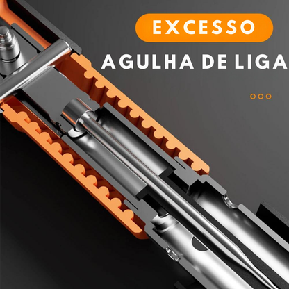 Manual Nail Gun with 100 Nails - Low-Noise, Wall Fastening
