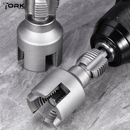 Manual Pipe Threader with Hex Fitting - DN15/DN20