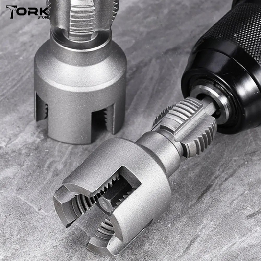 Manual Pipe Threader with Hex Fitting - DN15/DN20