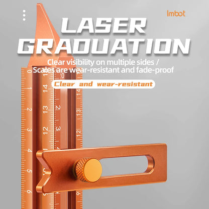Magnetic marking ruler for woodworking - view 5