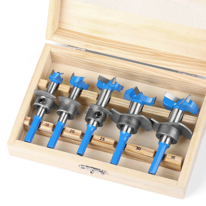 Positioning Hinge Boring Bit - 15-35mm Forstner Hole Opener Set