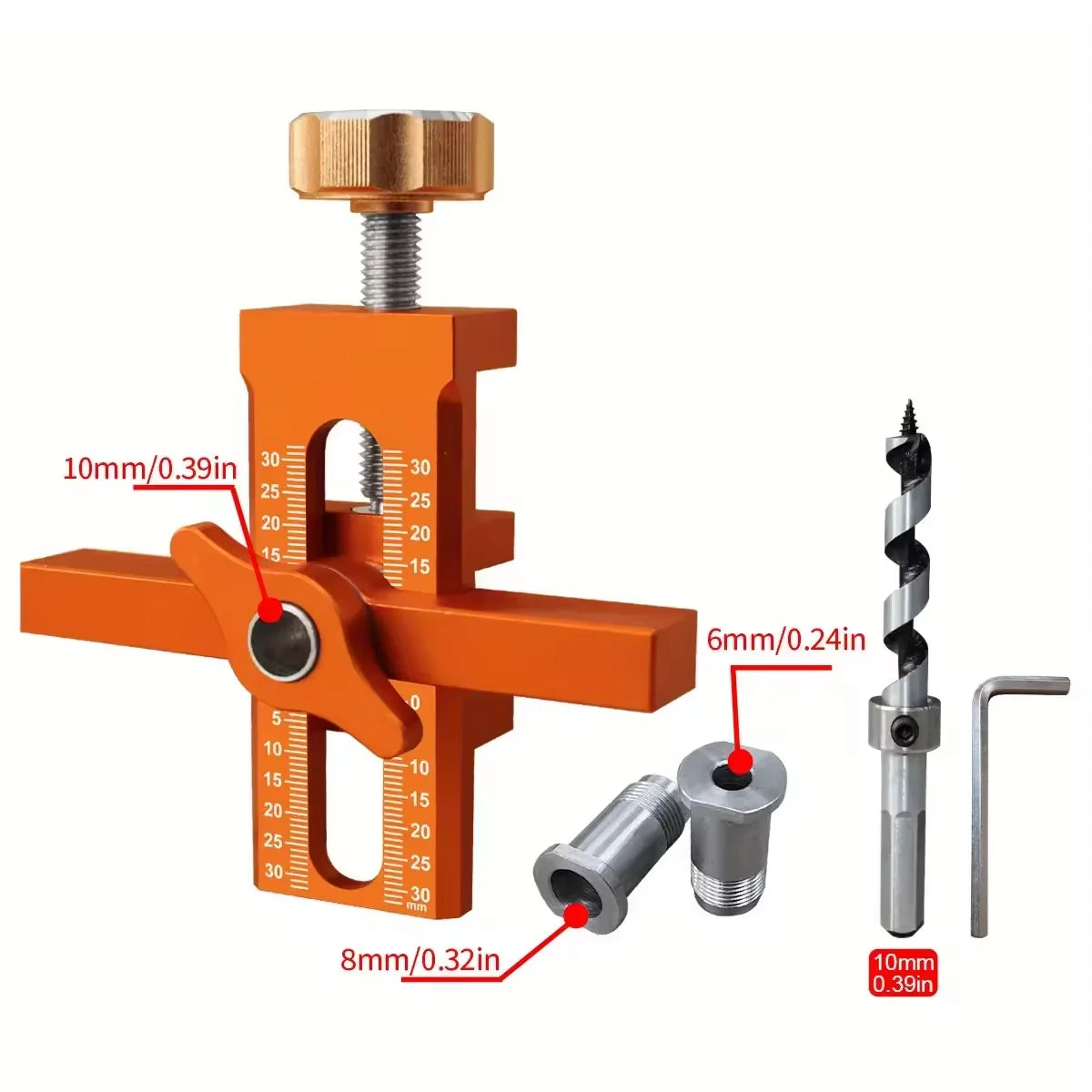 Cabinet Door Installation Jig – 2-in-1 Quick-Positioning Drilling Tool