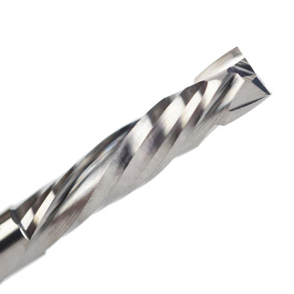 Router bit cutting melamine panel edge