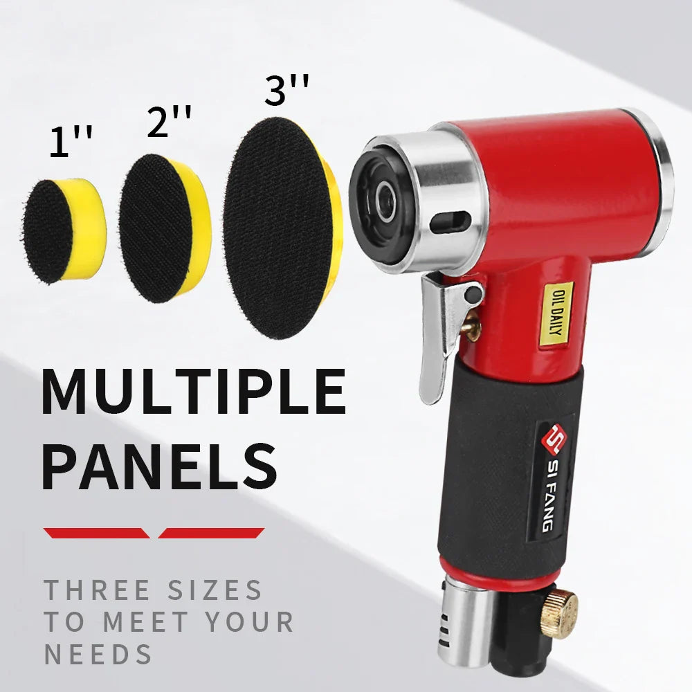 SIFANG Pneumatic Orbital Sander - Air-Powered, 13000 RPM