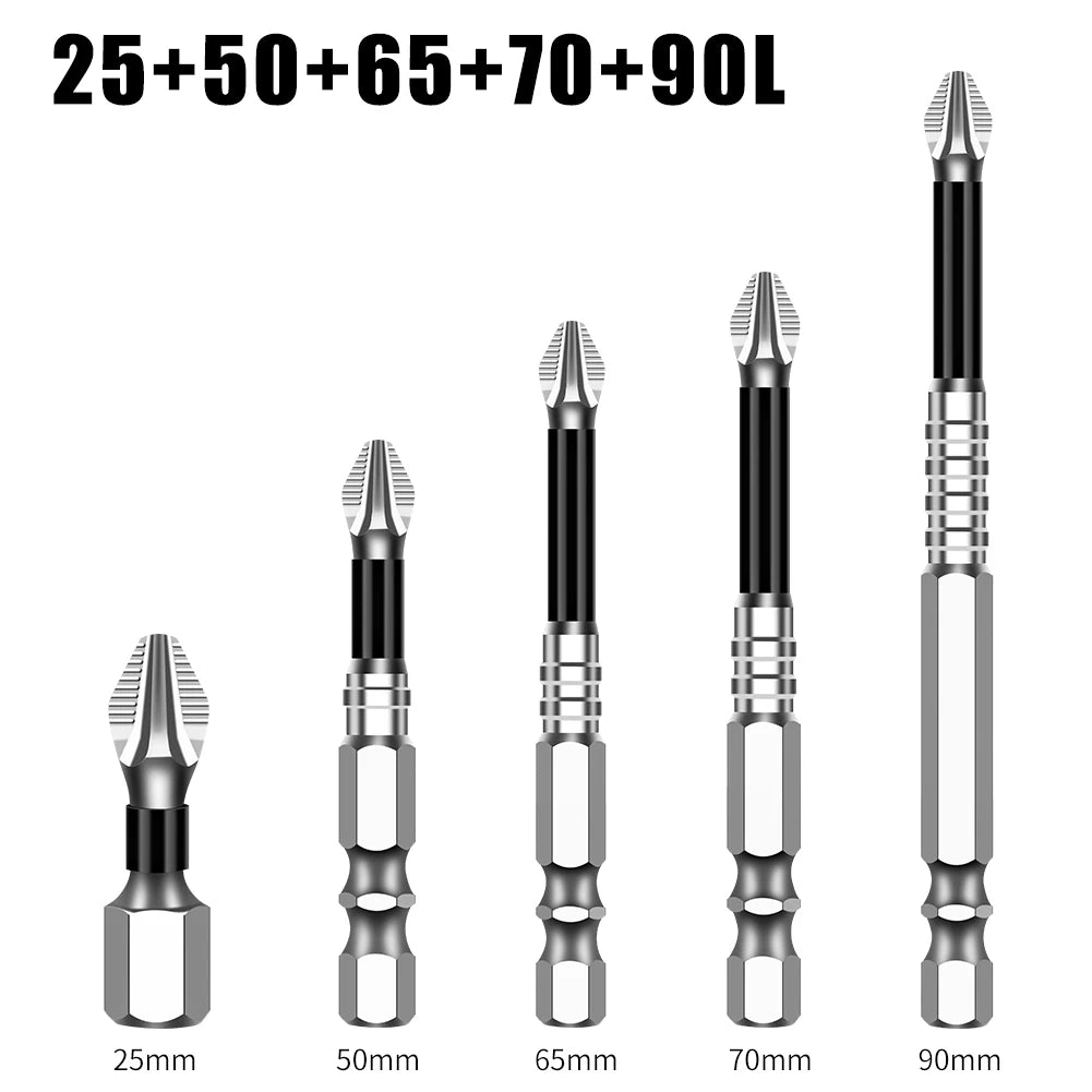 Non-slip magnetic cross head screwdriver bit - view 9
