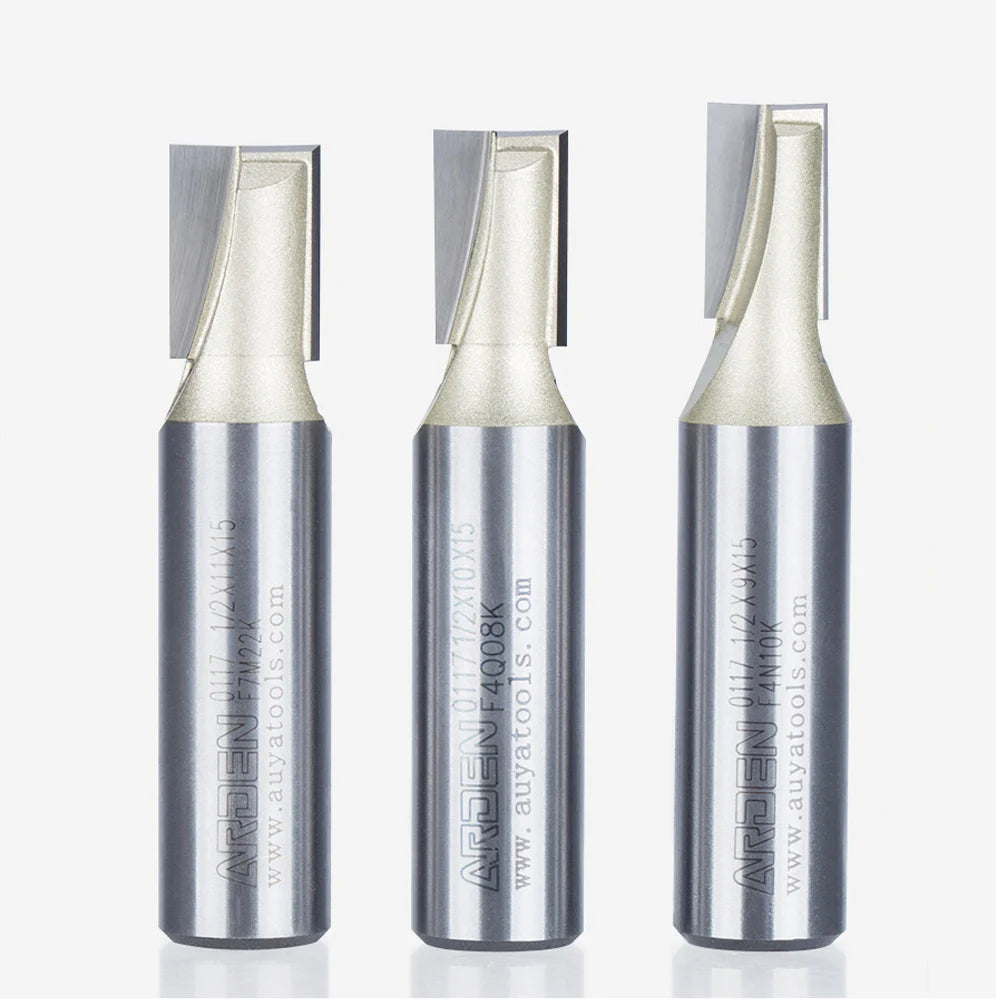 Router bit size chart, shank and diameter options