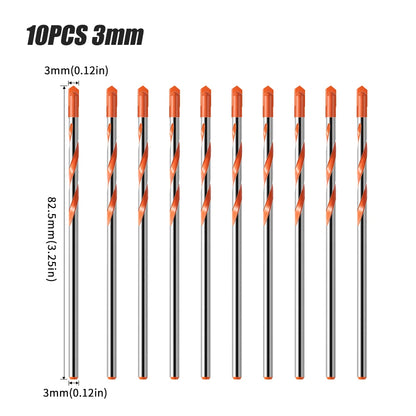 Triangle Tip Masonry Drill Bit - Glass, Tile & Concrete Hole Opener