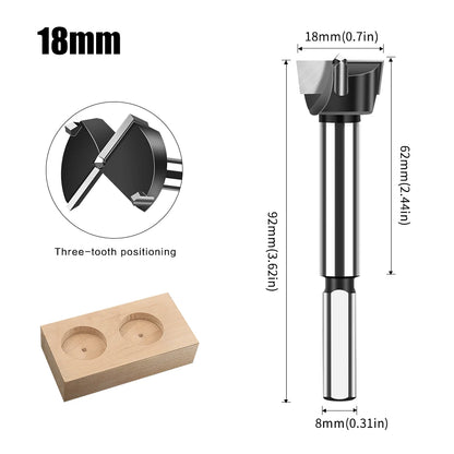 12-60mm tungsten carbide Forstner hinge boring bit - image 23 of 34