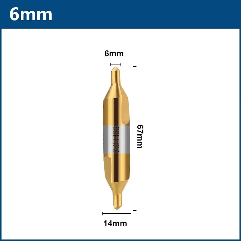 HSS 60 degree center drill bit - view 10