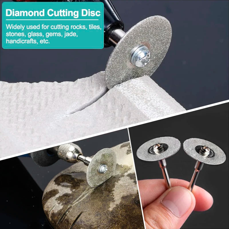 Mini diamond saw blade for rotary tools - view 2