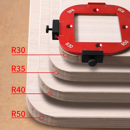 R10-R50 Round Corner Radius Template Set – Router Table Jig