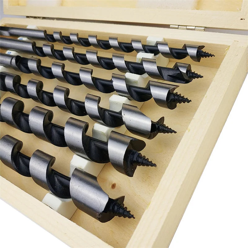 6-Piece Carpenter's Wood Drill Bit Set